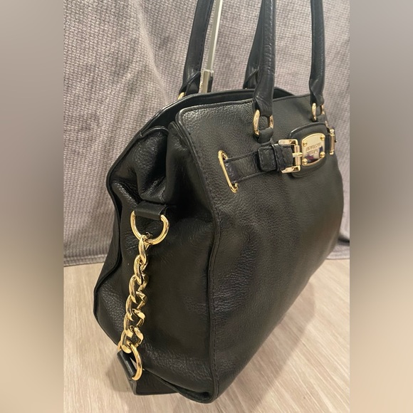 Michael Kors Pebbled Leather Satchel - Picture 4 of 11